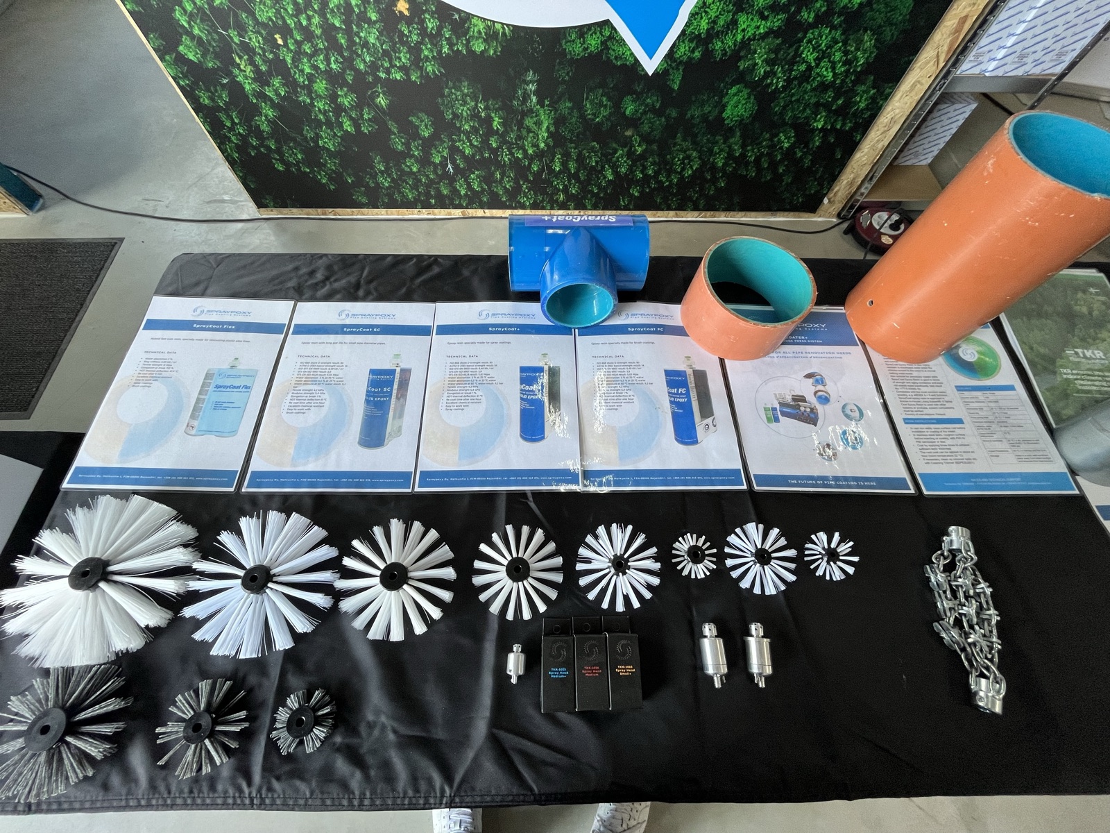 Sprayliner-Harz und Material für die Rohrsanierung